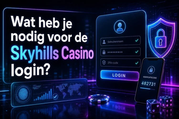 Wat heb je nodig voor de Skyhills Casino login?
