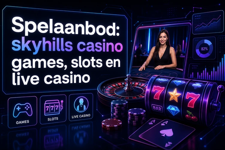 Spelaanbod: skyhills casino games, slots en live casino