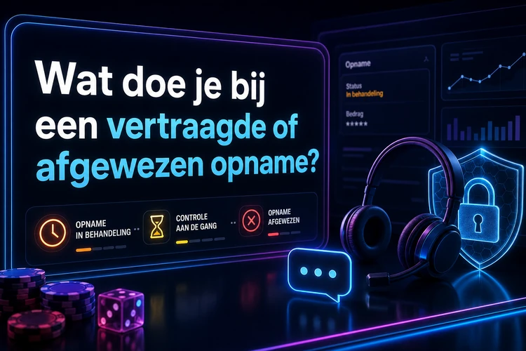 Wat doe je bij een vertraagde of afgewezen opname?